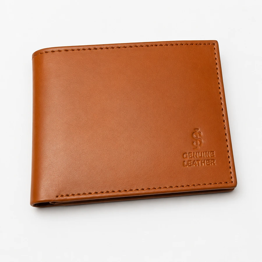 Premium Genuine Leather Wallet for Men – Slim Bifold with 6 Card Slots & Cash Compartment